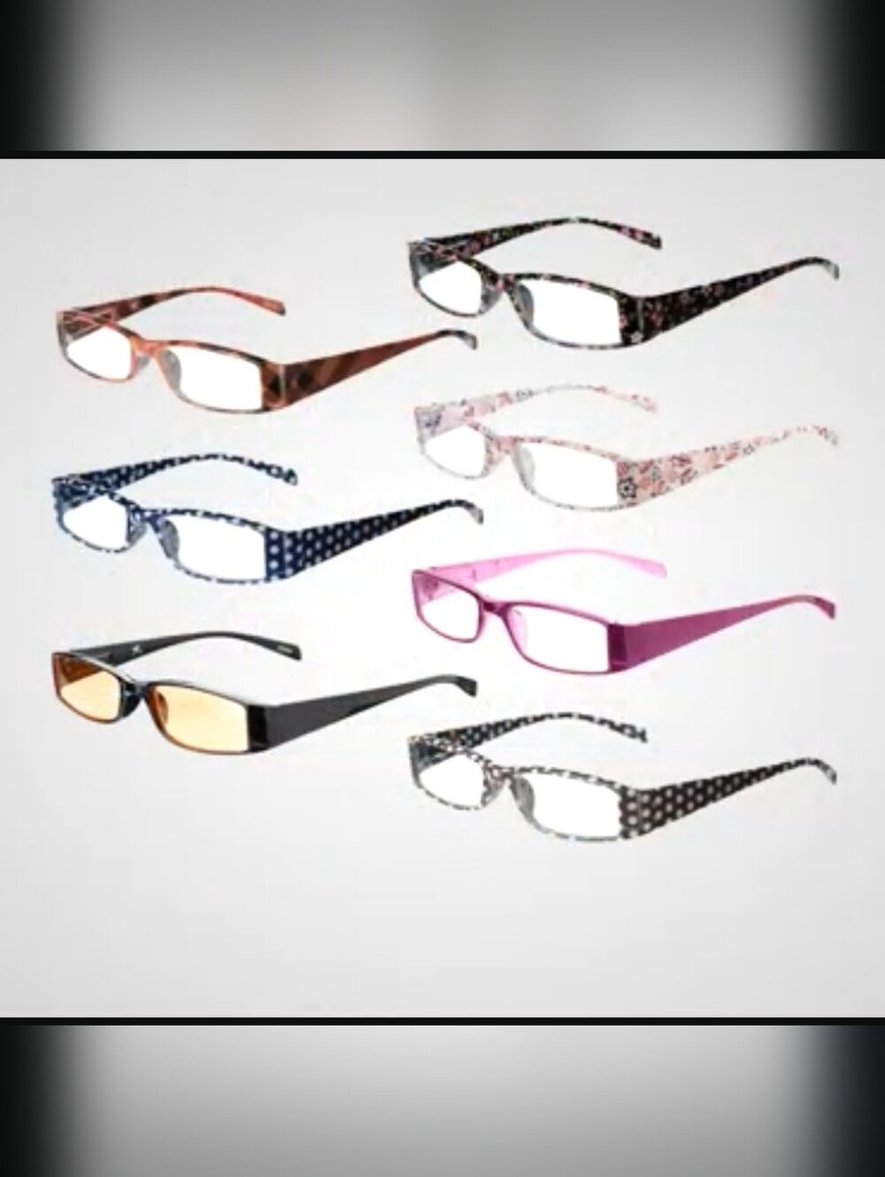 Hummingbird Modern Mix Reading Glasses Set of 7 Strength 3.0-3.5